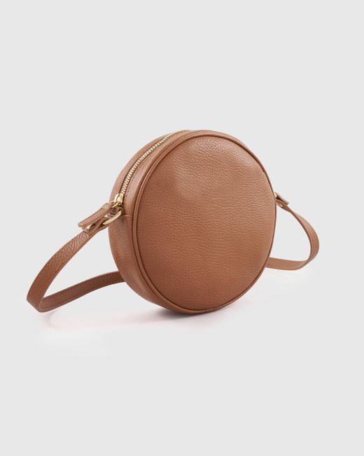 Italian Leather Quilted Crossbody Bag