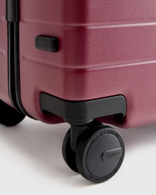 Quince Purple Medium Check-In Suitcase, Polycarbonte