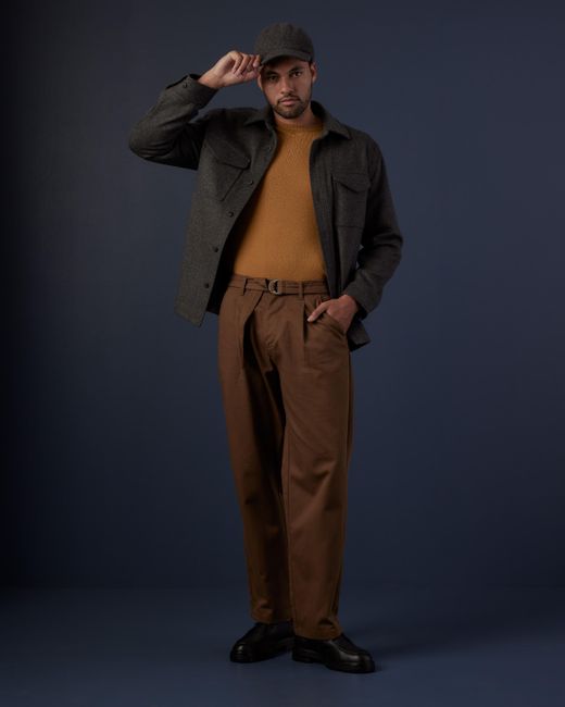 Quince Gray Italian Wool Overshirt, Wool/Nylon for men