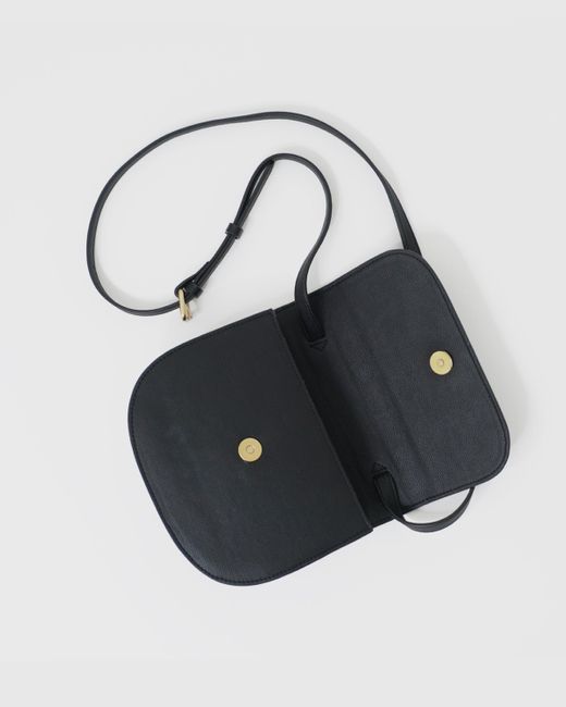 Quince Vegan Saddle Bag, in Black Lyst