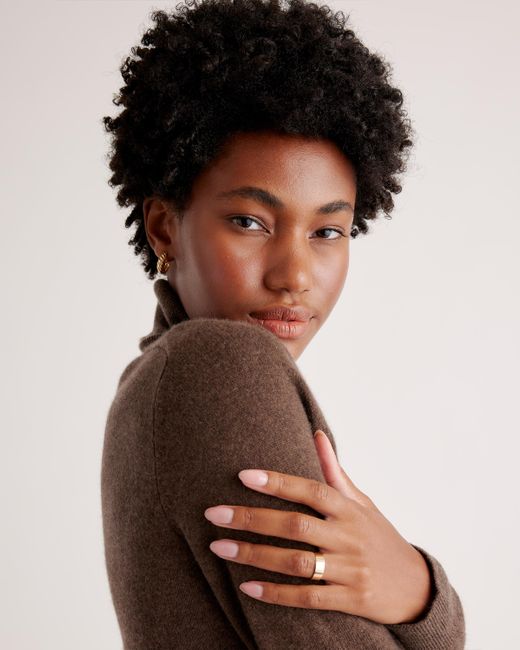 Quince Brown Mongolian Cashmere Sweater