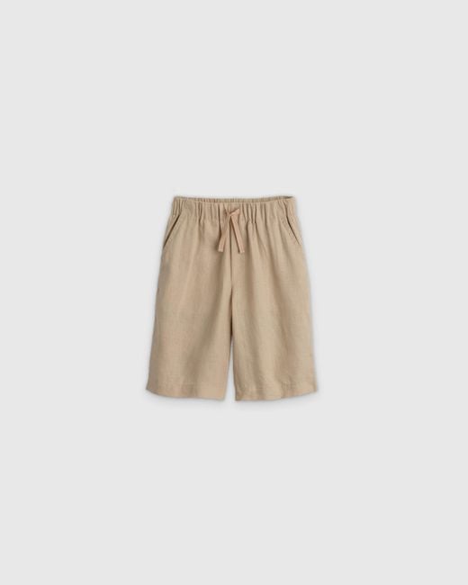 Quince Natural 100% European Linen Pull-On Shorts