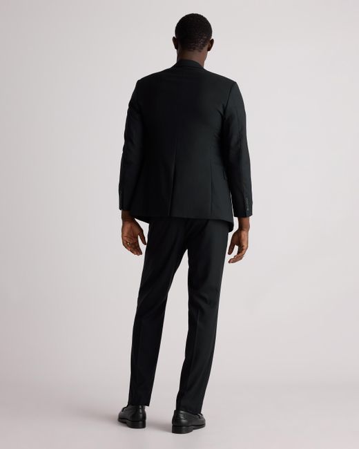 Quince Blue Stretch Wool Blazer for men