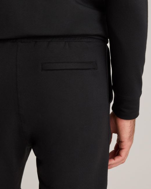 Quince Black Supersoft Fleece 7.5 Inch Sweatshort, Lenzing Modal for men