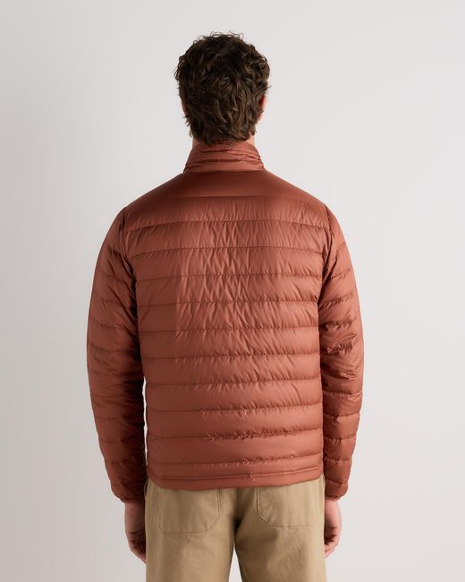 Quince Brown Lightweight Down Packable Puffer Jacket, Recycled Polyester for men