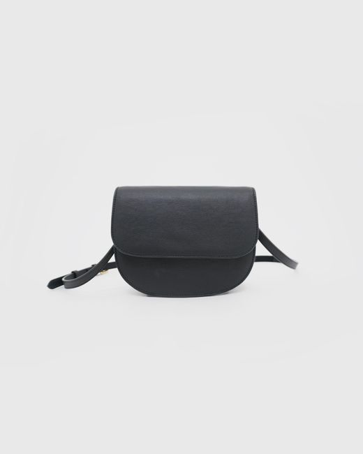 Quince Vegan Saddle Bag, in Black Lyst