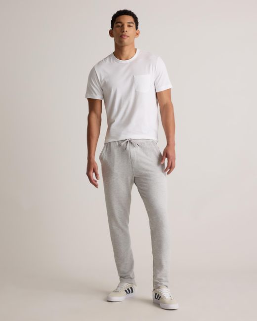 Quince Black Supersoft Fleece Jogger, Lenzing Modal for men