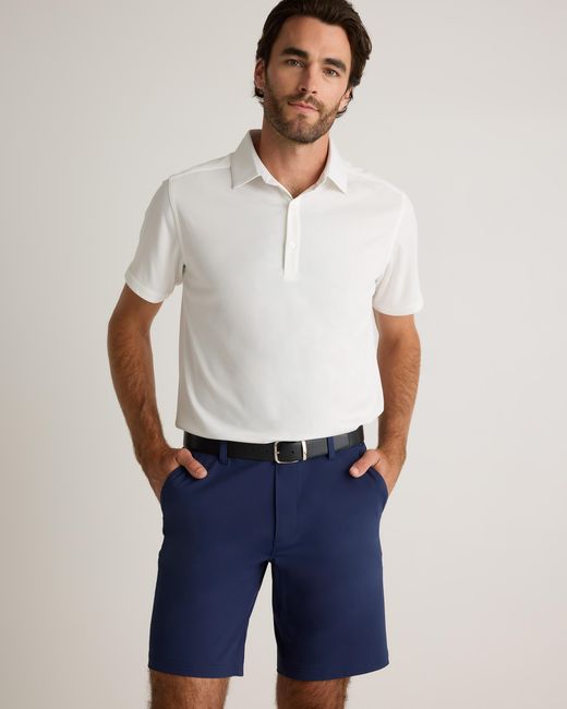 Quince Blue Protech Golf Shorts 9 Inch for men