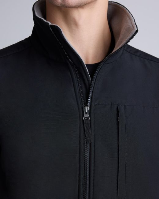 Quince Gray Polar Fleece Full-Zip Jacket, Recycled Polyester for men