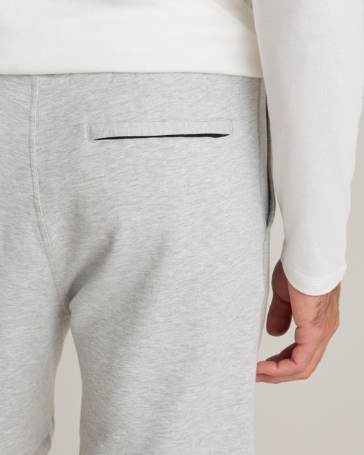Quince Gray Supersoft Fleece Sweatshort, Lenzing Modal for men