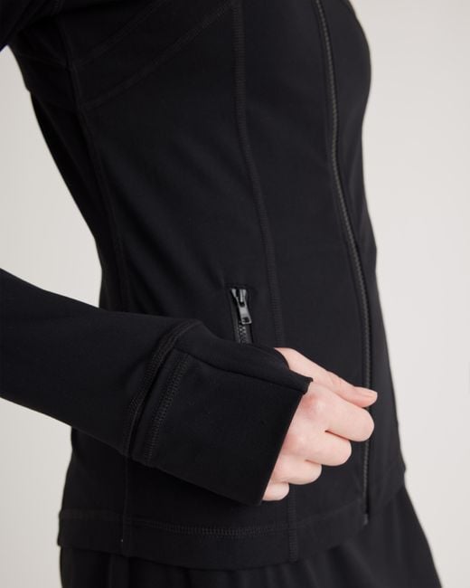 Quince Ultra-Form Slim Fit Jacket, Nylon/Spandex in Black | Lyst