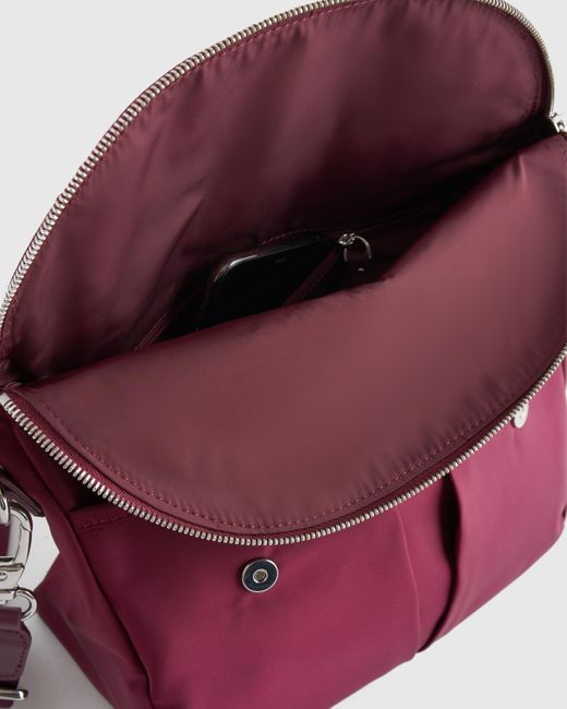 Quince Revive Nylon Foldover Crossbody in Purple Lyst