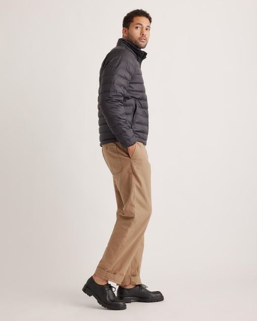 Quince Gray Lightweight Down Packable Puffer Jacket, Recycled Polyester for men