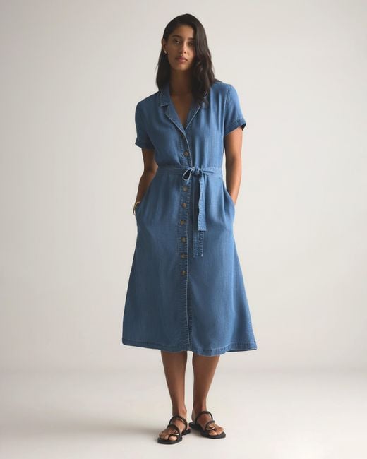 quince denim dress Distressed Maxi Shirt Distressed Denim Maxi Shirt Dress