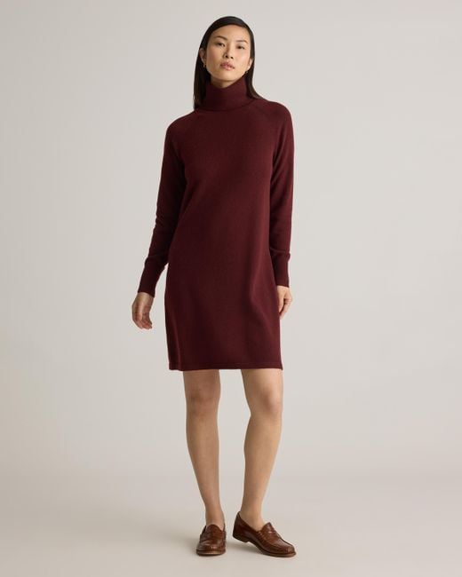Cashmere turtleneck sweater dress 2025