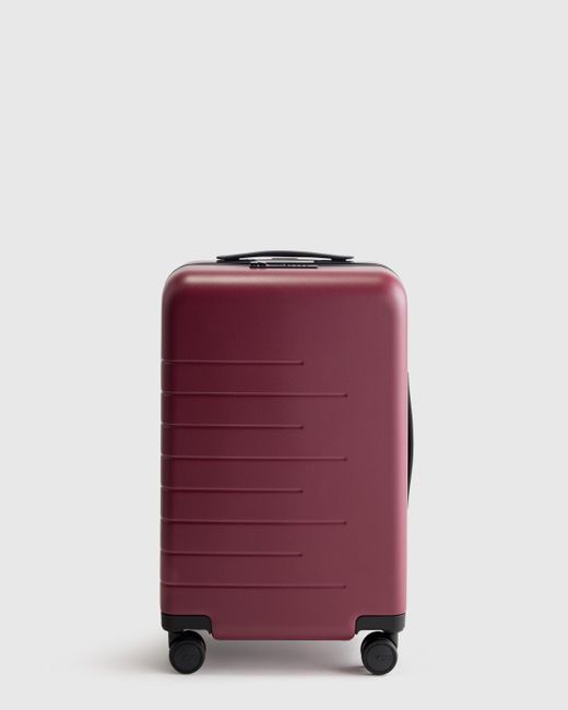 Quince Purple Small Carry-On Suitcase, Polycarbonte