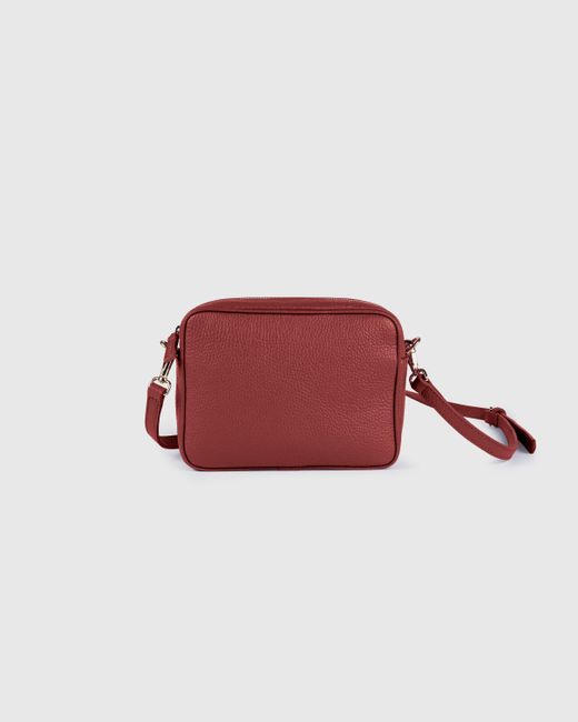 Quince Italian Leather Crossbody Bag in Red Lyst