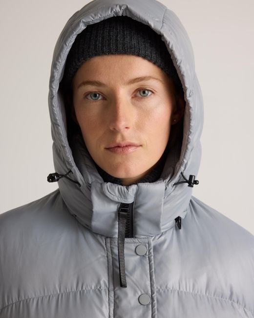 Quince Gray Responsible Down Puffer Jacket, Recycled Polyester