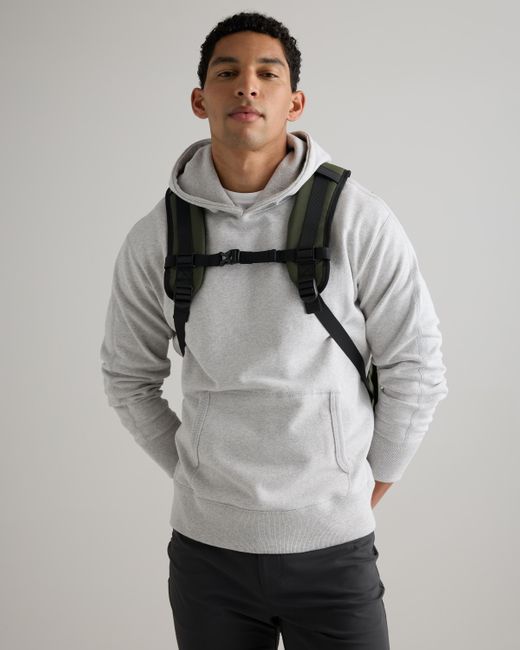 Quince Green Weatherproof Roll-Top Backpack, Recycled Polyester for men