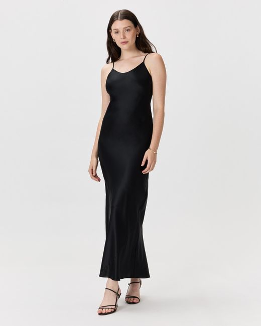 black velvet button up dress Essential Women's Designer Washed Silk Slip Dress