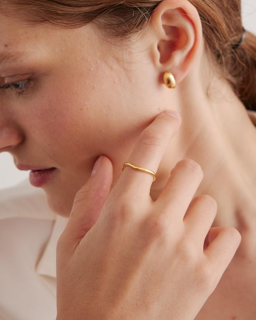 Quince Natural Bold Wave Ring