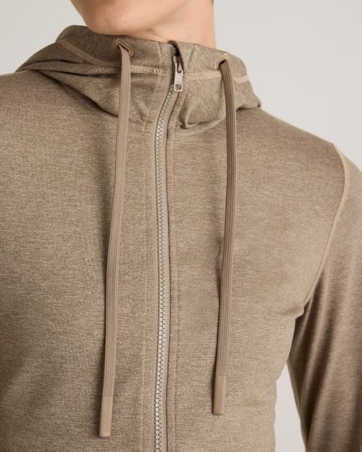 Quince Natural Ultra-Soft Slim Fit Hooded Jacket, Polyester