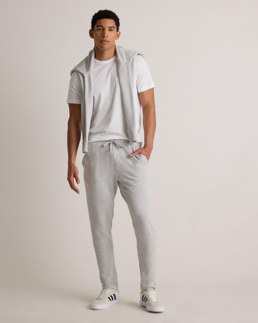 Quince Black Supersoft Fleece Jogger, Lenzing Modal for men