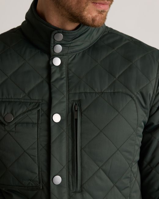 Quince Brown Featherless Quilted Utility Jacket, Nylon for men