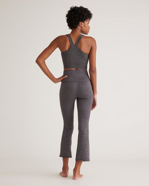 Quince Multicolor Ultra-Soft Cropped Bootcut Pant, Polyester