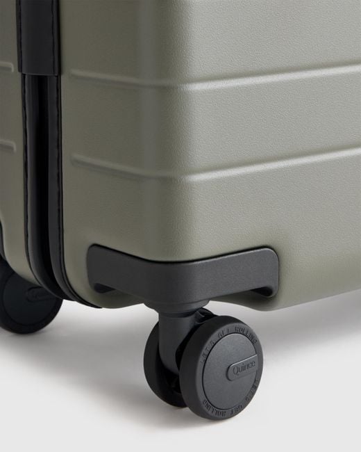 Quince Green Small Carry-On Suitcase, Polycarbonte