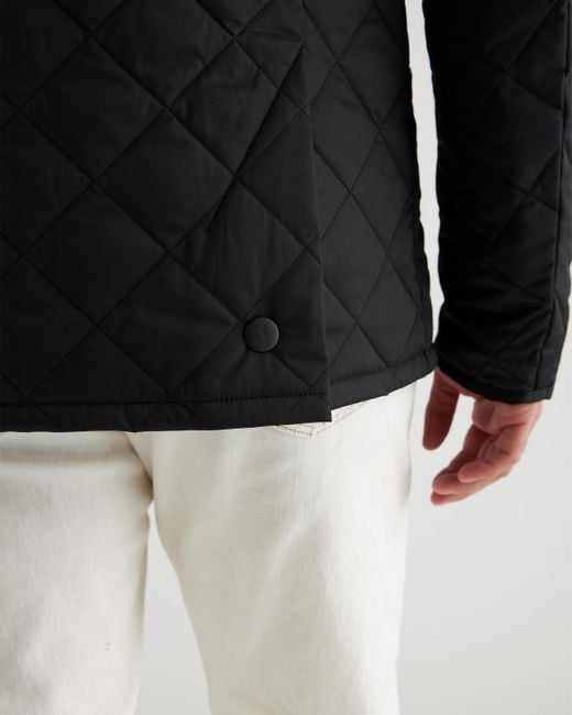 Quince Black Featherless Quilted Jacket, Nylon for men