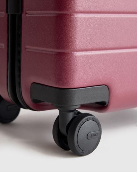 Quince Purple Small Carry-On Suitcase, Polycarbonte