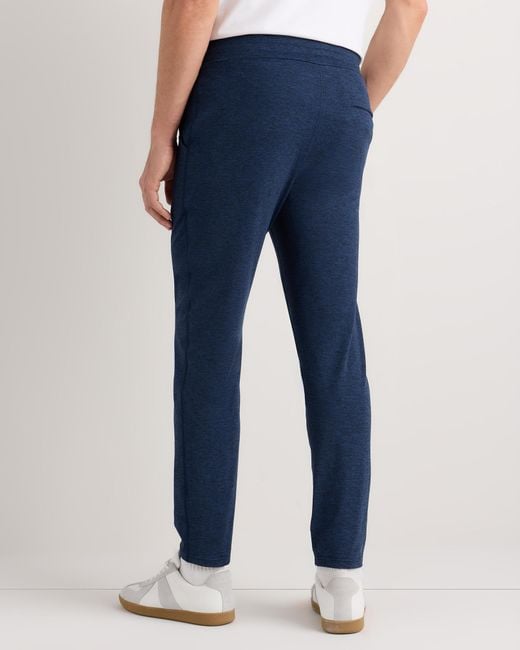 Quince Blue Flowknit Performance Pants, Recycled Polyester for men