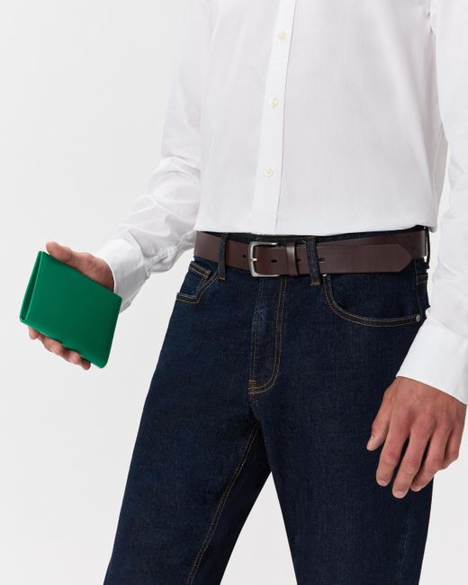 Quince Green Nappa Leather Rfid Blocking Passport Holder