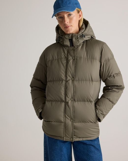 Quince Natural Responsible Down Puffer Jacket, Recycled Polyester