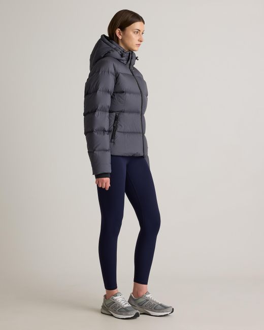 Quince Blue Responsible Down Cinch Waist Puffer Jacket, Recycled Polyester
