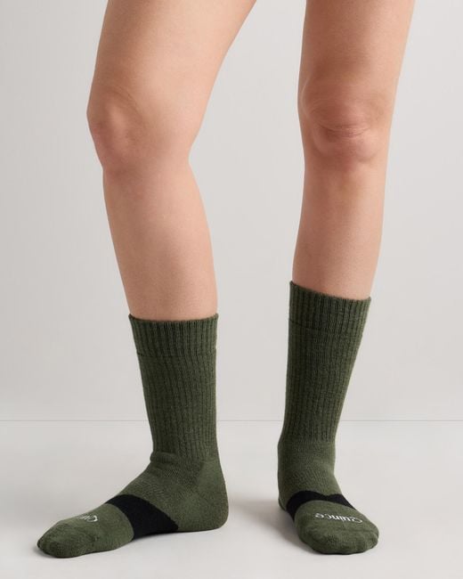 Quince Green Alpaca Boot Socks