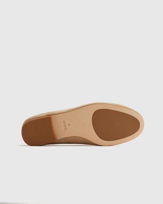 Quince Italian Suede Penny Loafer, Suede Leather in White Lyst