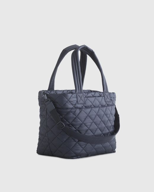 Quince Blue Transit Quilted Carry-All Tote, Recycled Polyester