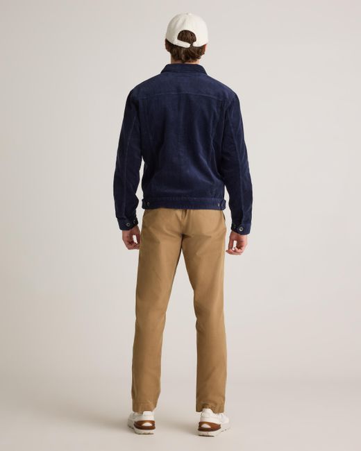 Quince Blue Organic Stretch Corduroy Trucker Jacket, Organic Cotton for men