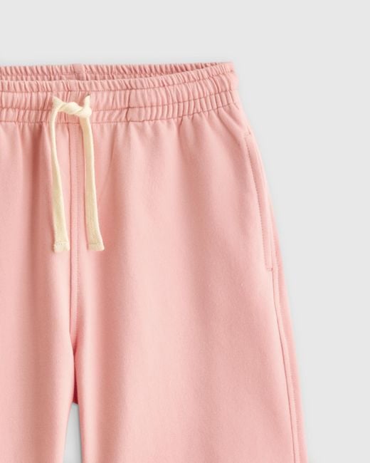 Quince Pink French Terry Short, Organic Cotton