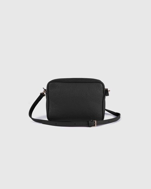 Quince Italian Leather Crossbody Bag in Black Lyst