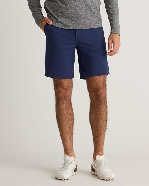 Quince Blue Protech Golf Shorts 9 Inch for men