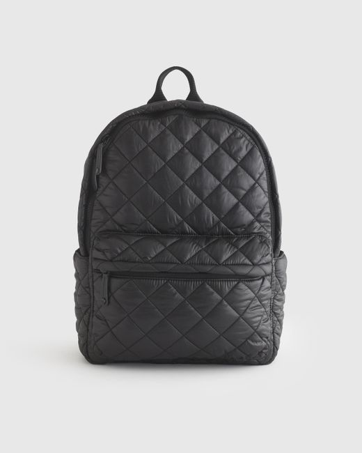 Quince Gray Transit Quilted Commuter Backpack, Nylon