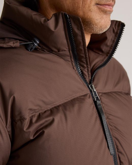 Quince Brown Responsible Down Puffer Jacket, Recycled Polyester for men