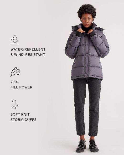 Quince Multicolor Responsible Down Puffer Jacket, Recycled Polyester
