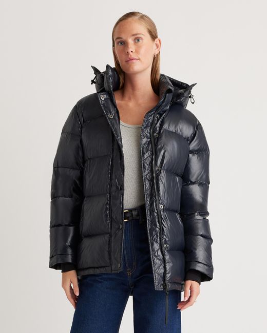 Quince Responsible Down Puffer Jacket in Blue Lyst