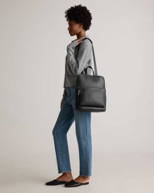 amerileather quince leather convertible backpack Urban Buckle Flap Backpack; Dark Brown this piece is the epitome of functional chic. Women's Italian Leather Convertible Backpack