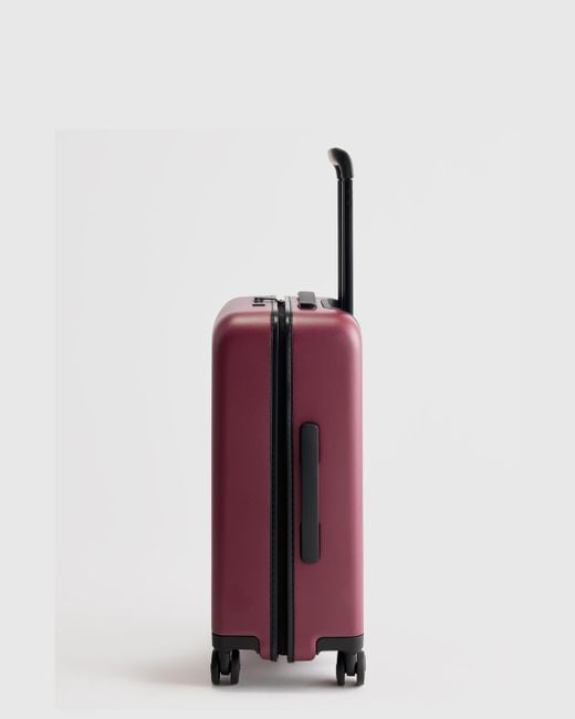 Quince Purple Small Carry-On Suitcase, Polycarbonte