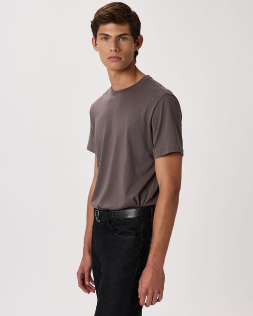 Quince Gray Cotton Modal Crew Neck Tee for men